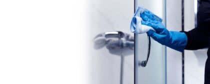 How to clean dirty shower doors